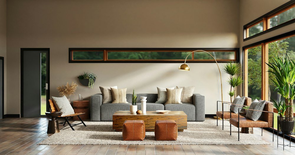 Living and TV walls